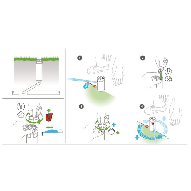 Hunter Hunter nozzleset PGJ-04 | Set met 8 stuks