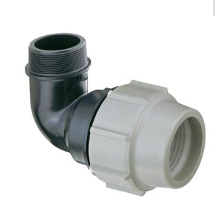 Plasson Tyleen knie buitendraad | 20 t/m 40 mm