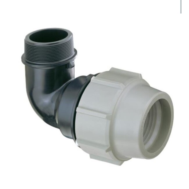 Plasson Tyleen knie buitendraad | 20 t/m 40 mm