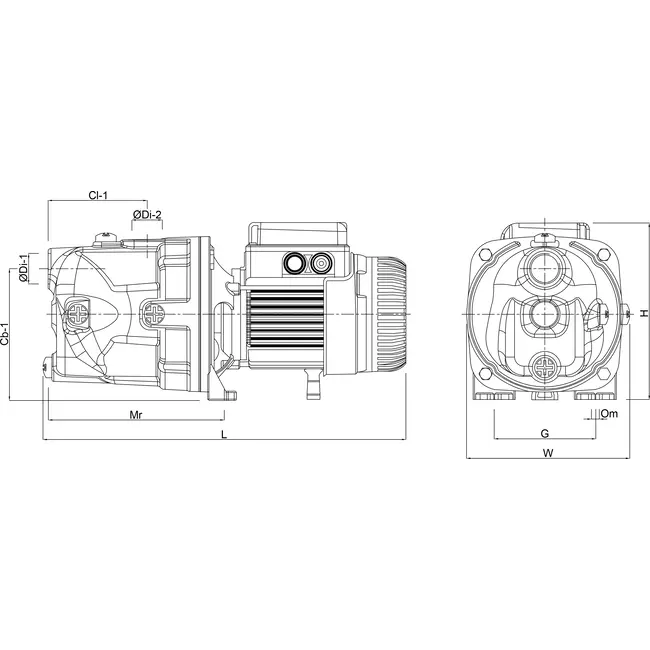DAB Gardenjet centrifugaalpomp | 132M