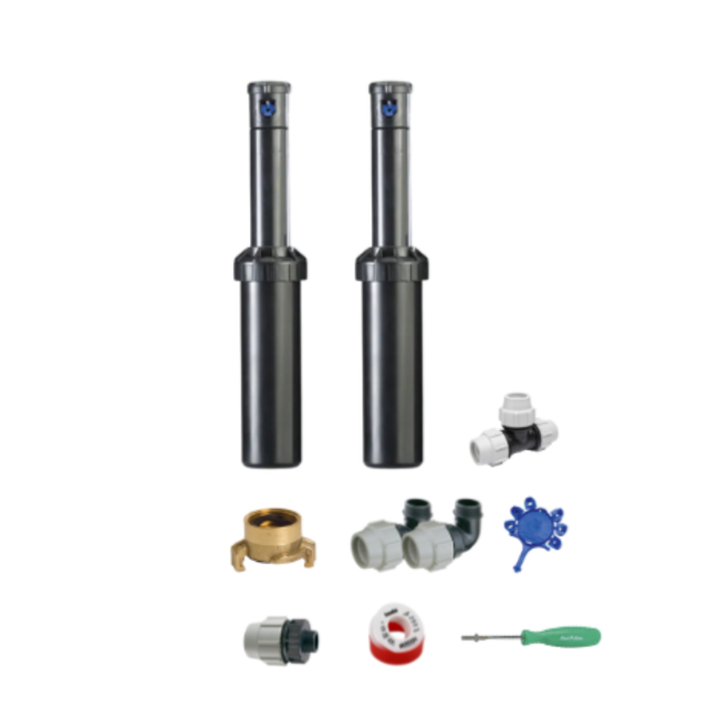 RainBird RainBird tuinsproeierset 3504-PC zonder tyleenslang | 2x pop-up sproeiers