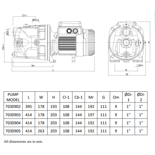 DAB Jet 102M beregeningspomp | 230V