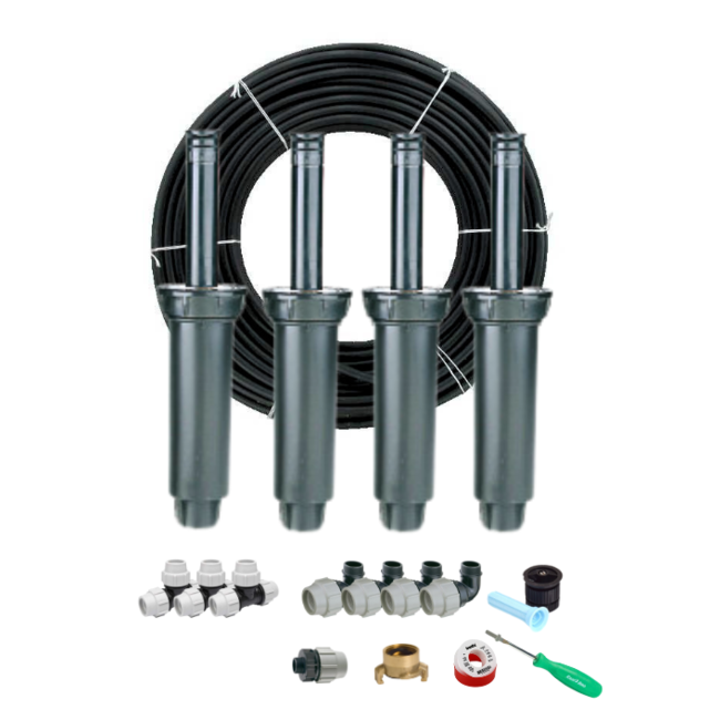 RainBird Rainbird 1800 sproeierset met tyleenslang | 4 pop-upsproeiers