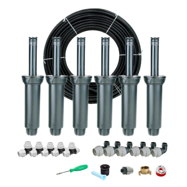 RainBird Rainbird 1800 sproeierset met tyleenslang | 6 pop-up sproeiers