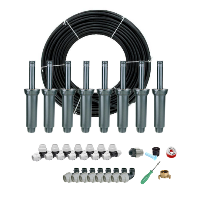 RainBird Rainbird 1800 sproeierset met tyleenslang | 8 pop-up sproeiers