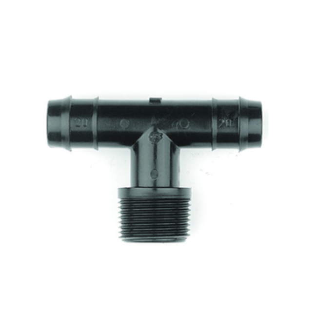 PP T-stuk buitendraad | 16 mm