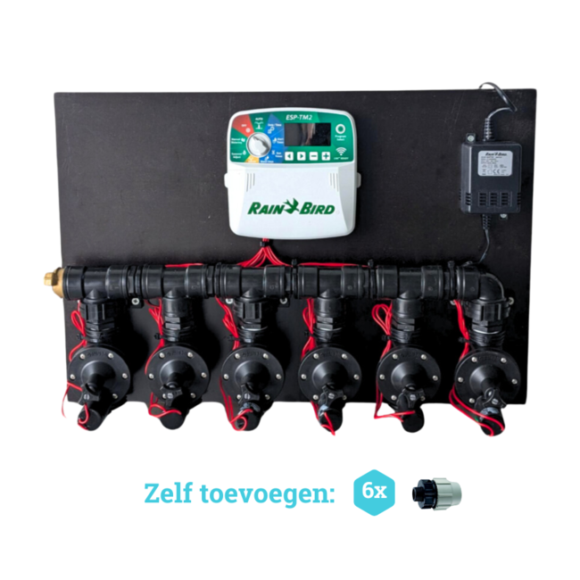 RainBird Rainbird beregeningsinstallatie compleet inclusief beregeningscomputer ESP-TM2  | 6 zones