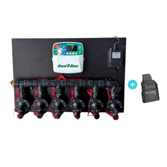 RainBird Beregeningsinstallatie compleet met Rainbird computer 6 zones | Incl. wifimodule