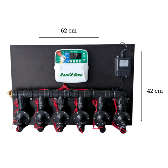 RainBird Complete RainBird OUTDOOR beregeningsinstallatie inclusief beregeningscomputer | 6 zones
