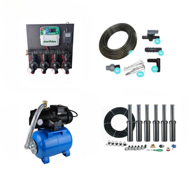 Bulkvoordeel | Complete beregeningsinstallatie met hydrofoorpomp