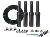 RainBird Complete Rainbird tuinsproeierset 5004 met tyleenslang | 4 pop-up sproeiers