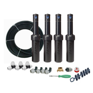 RainBird Complete Rainbird tuinsproeierset 5004 met tyleenslang | 4 pop-up sproeiers