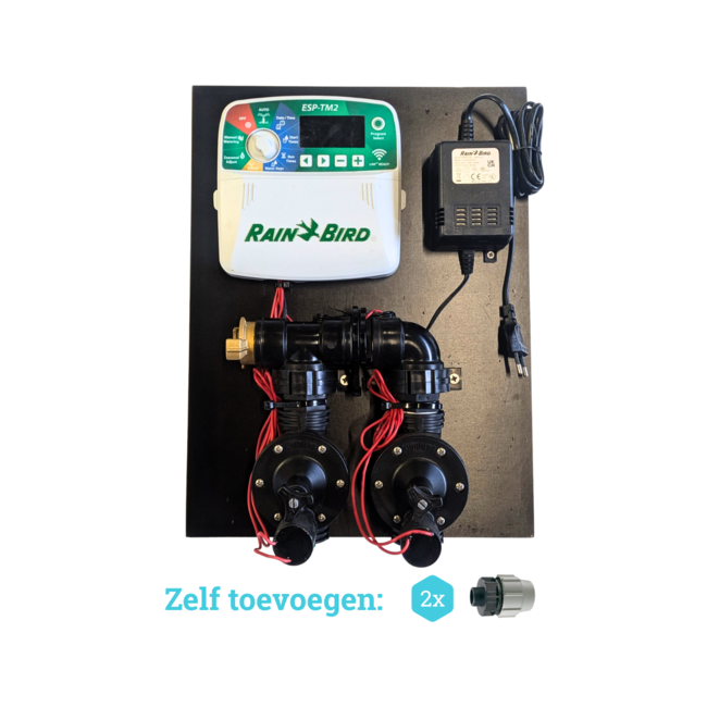 RainBird Complete Rainbird beregeningsinstallatie met beregeningscomputer | 2 zones