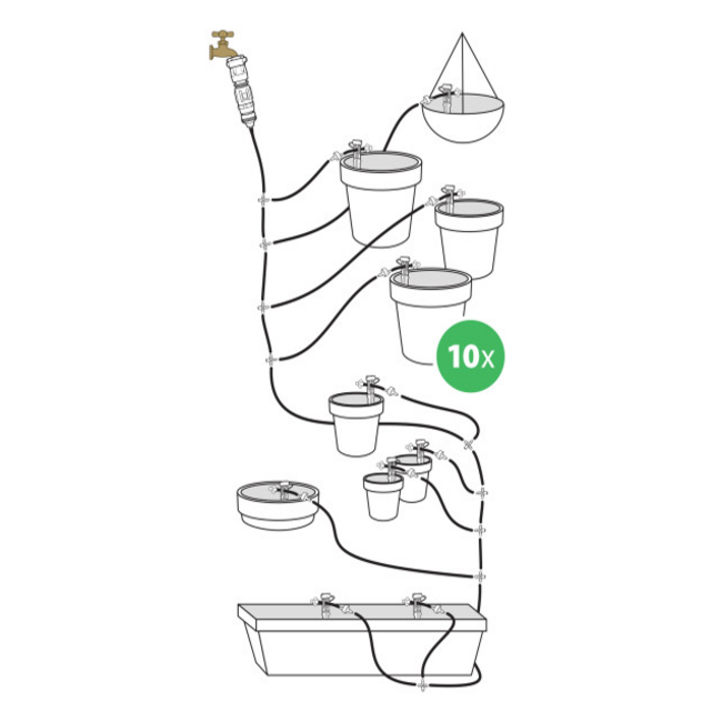 RainBird Balkon Druppelbewateringsset