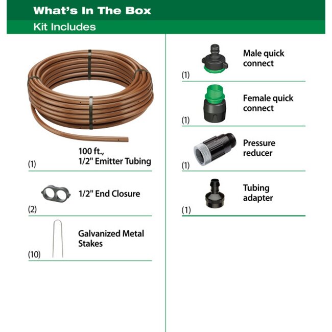 RainBird Druppelbewateringsset voor struiken en hagen