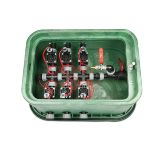 Hunter Voorgemonteerde hydrantput rechthoekig HDPE 1" buitendraad