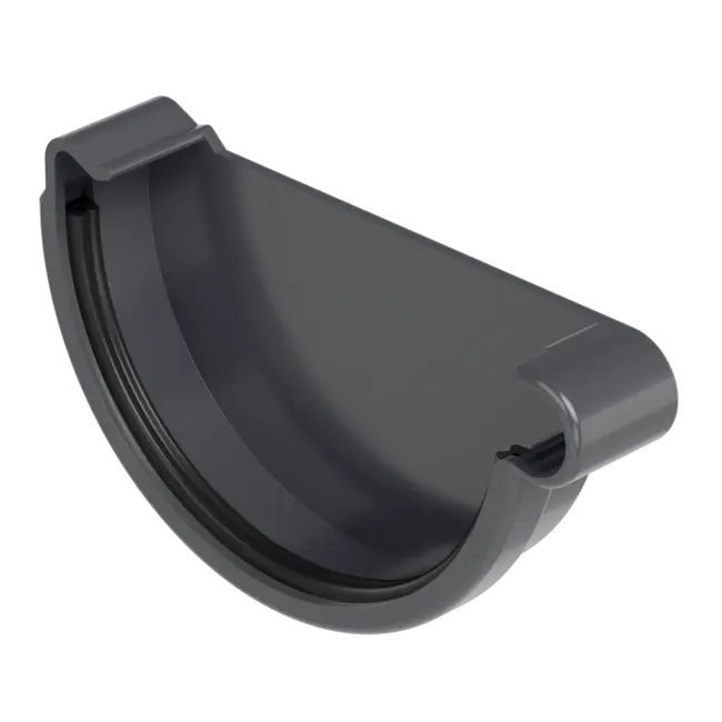 Bear Hemelwater PVC eindkap 130 links