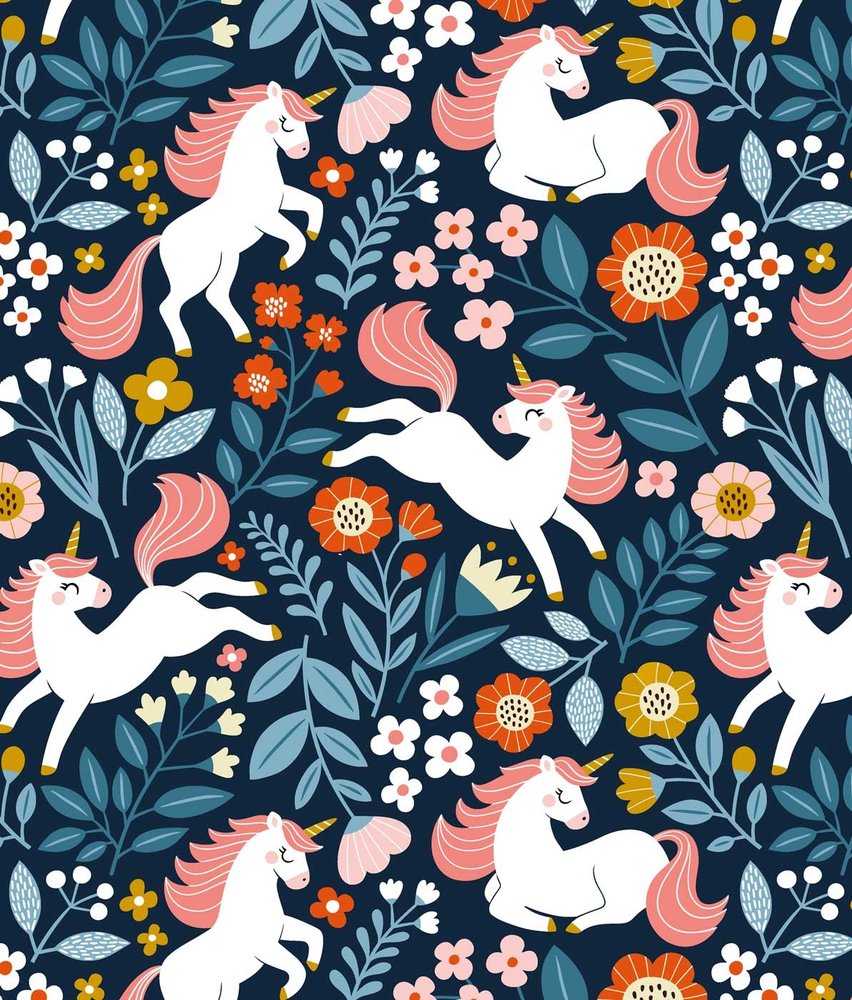 Children's wallpaper Enchanting Unicorn Dreams, washable Children's wallpaper Enchanting Unicorn Dreams, washable