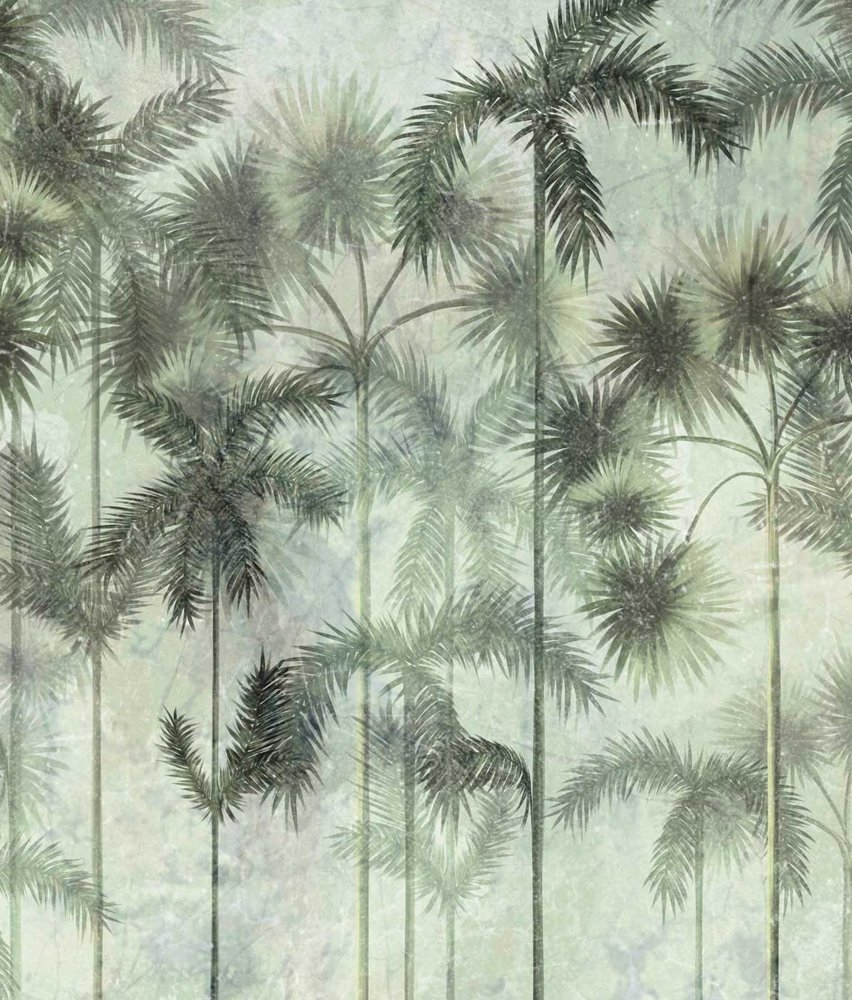 Palm behang Vintage Palm Oasis, afwasbaar Palm behang Vintage Palm Oasis, afwasbaar