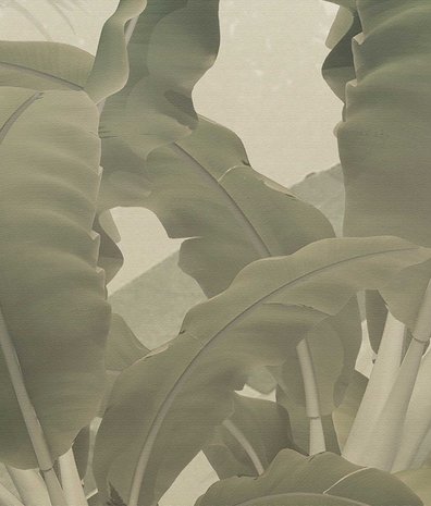 Palm behang Vintage Jungle Dreams, afwasbaar Palm behang Vintage Jungle Dreams, afwasbaar