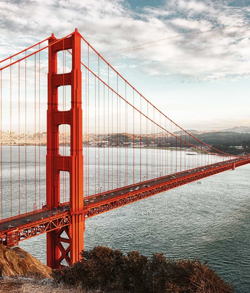 Steden behang San Francisco Dreamscape, afwasbaar Steden behang San Francisco Dreamscape, afwasbaar