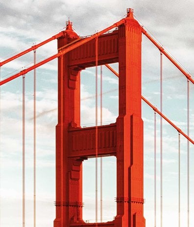 Steden behang San Francisco Dreamscape, afwasbaar Steden behang San Francisco Dreamscape, afwasbaar