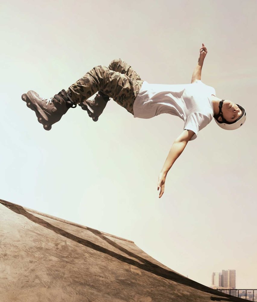 Sport behang Radical Ramp Rush, afwasbaar