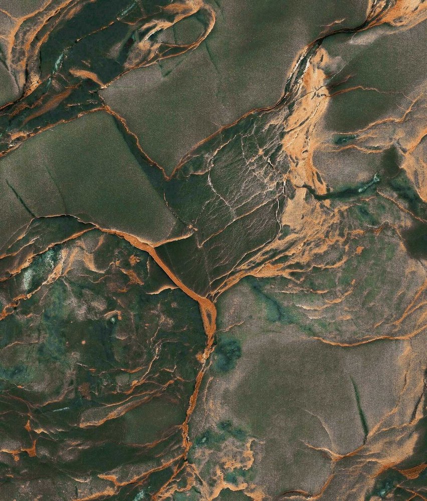 Marmer behang Marbled Copper Glow, afwasbaar Marmer behang Marbled Copper Glow, afwasbaar