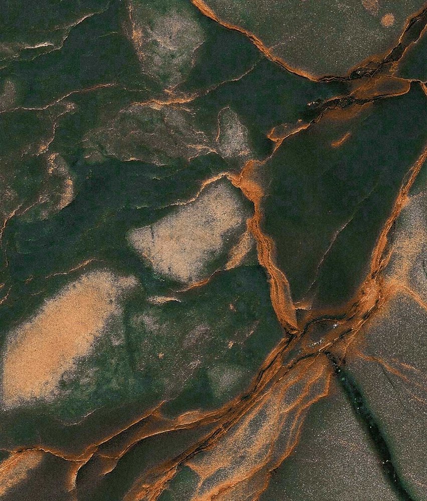 Marmer behang Marbled Copper Glow, afwasbaar Marmer behang Marbled Copper Glow, afwasbaar