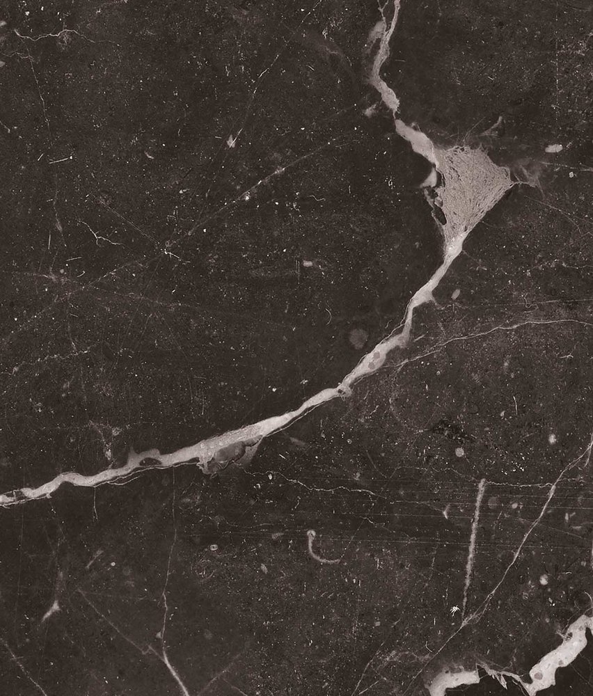 Marmer behang Bold Black Marble, zwart, afwasbaar Marmer behang Bold Black Marble, zwart, afwasbaar