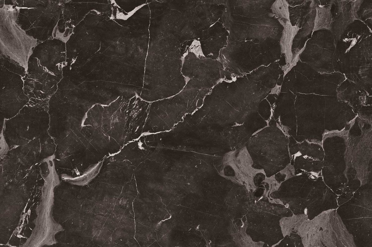 Marmer behang Bold Black Marble, zwart, afwasbaar Marmer behang Bold Black Marble, zwart, afwasbaar
