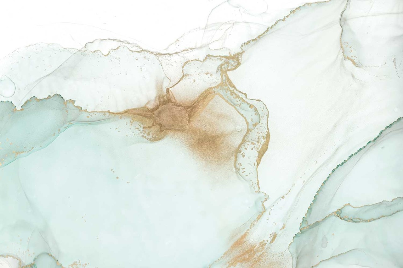 Marble wallpaper Aquamarine Marble Elegance, washable