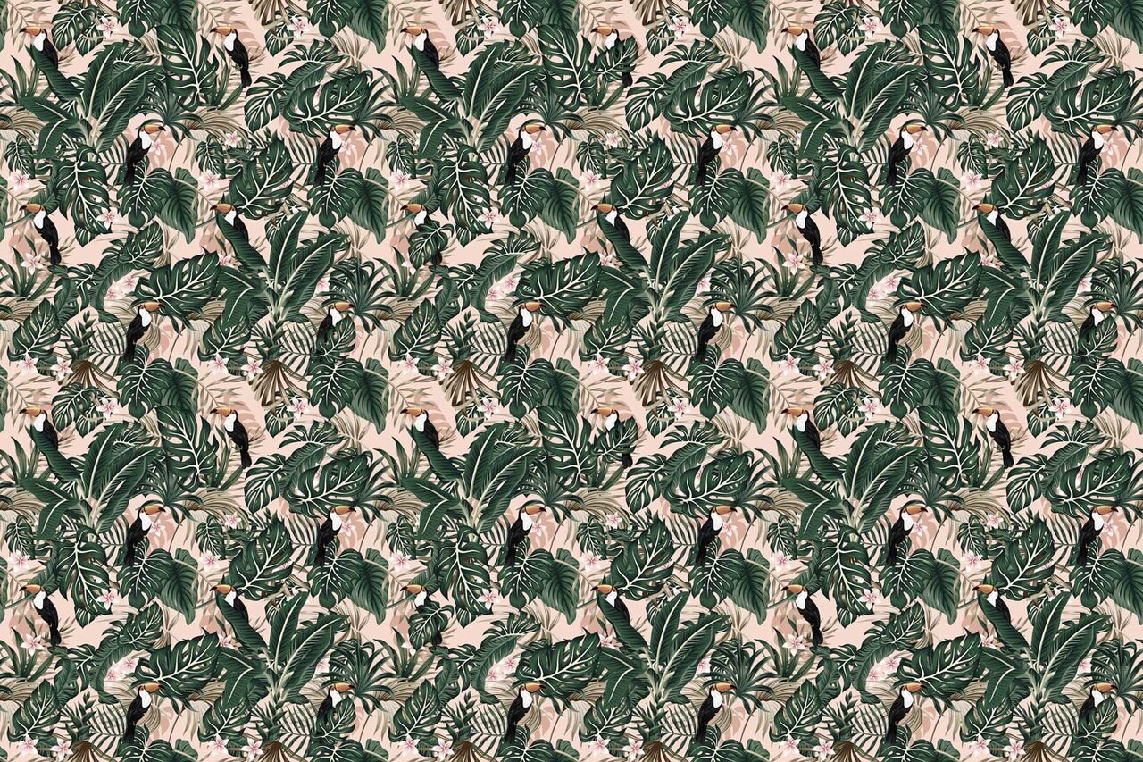 Children's wallpaper jungle Tropical Treasures, washable