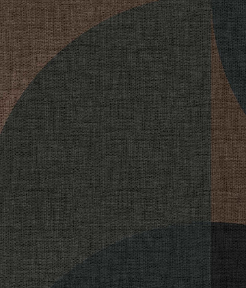 Retro behang Midcentury Shades, grijs, afwasbaar