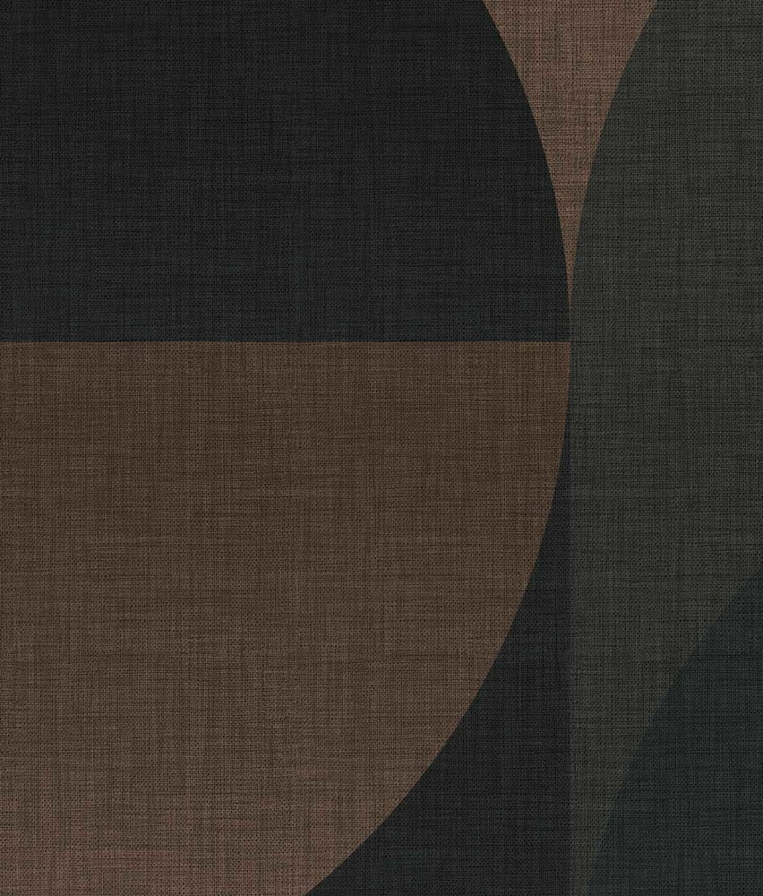 Retro behang Midcentury Shades, grijs, afwasbaar