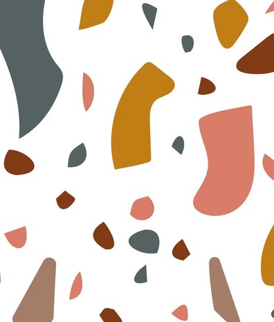 Children's wallpaper dots Rainbow Stones, washable Children's wallpaper dots Rainbow Stones, washable