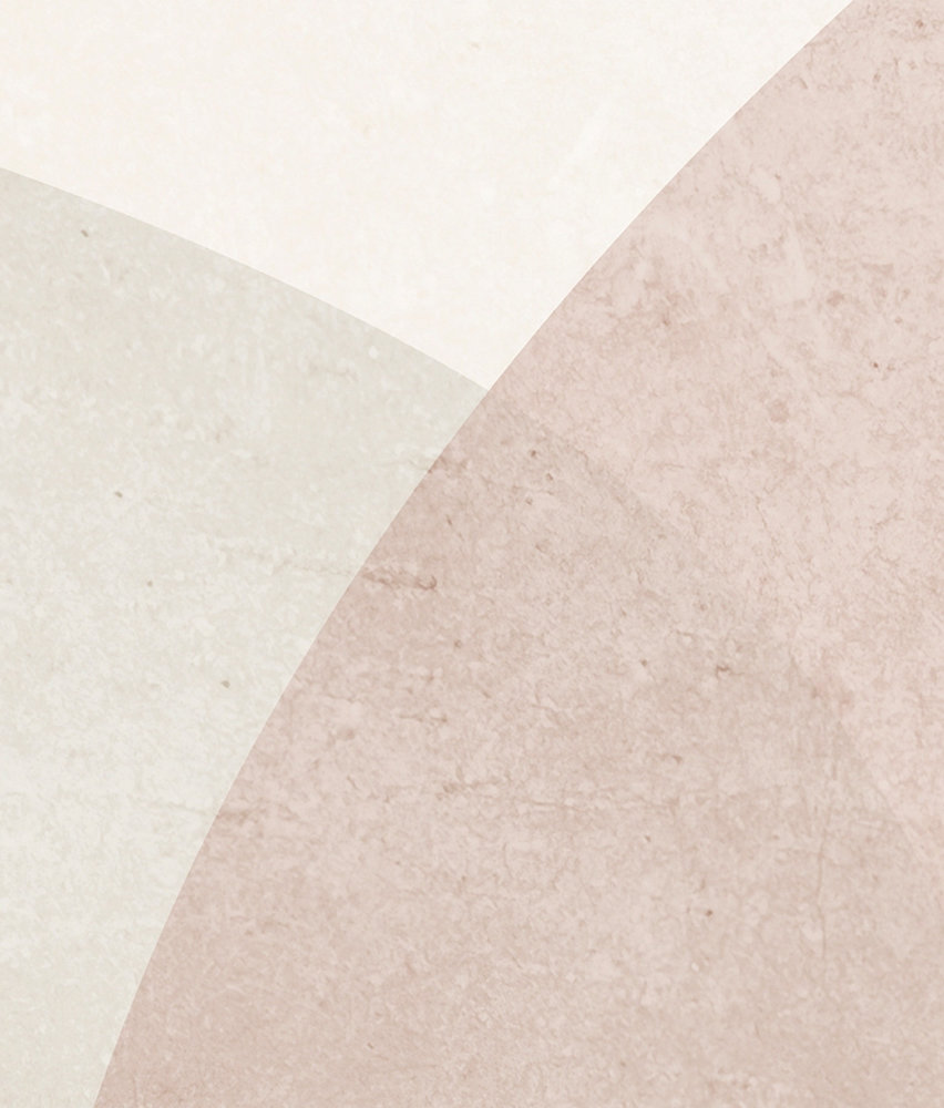 Vintage behang Pebble Retro, pastel, afwasbaar