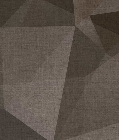 Abstract wallpaper Diamond Mosaic, brown, washable