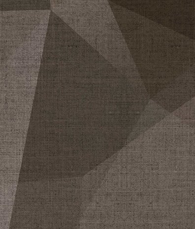 Abstract behang Diamond Mosaic, bruin, afwasbaar