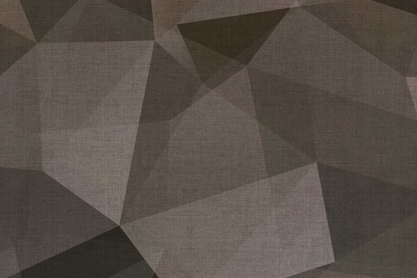 Abstract behang Diamond Mosaic, bruin, afwasbaar