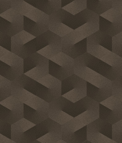 Abstract behang Espresso Chevron, bruin, afwasbaar Abstract behang Espresso Chevron, bruin, afwasbaar