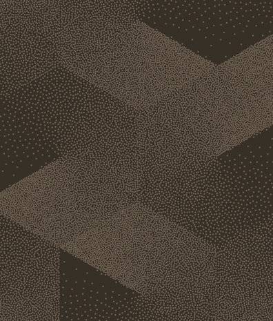 Abstract behang Espresso Chevron, bruin, afwasbaar Abstract behang Espresso Chevron, bruin, afwasbaar