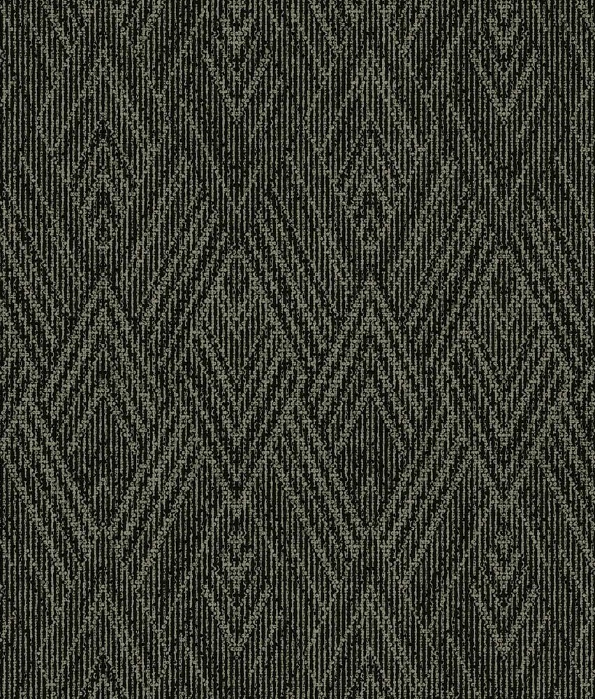 Vintage wallpaper Tribal Harmony, black, washable