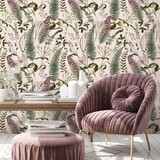 Blättertapete Botanic Delight, beige, waschbar Blättertapete Botanic Delight, beige, waschbar