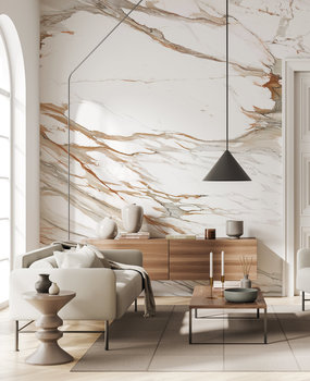 Marmer behang Earthy Marble Essence, afwasbaar Marmer behang Earthy Marble Essence, afwasbaar