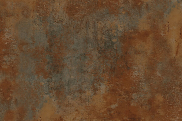 Industrieel behang Rustic Ironscape, bruin, afwasbaar