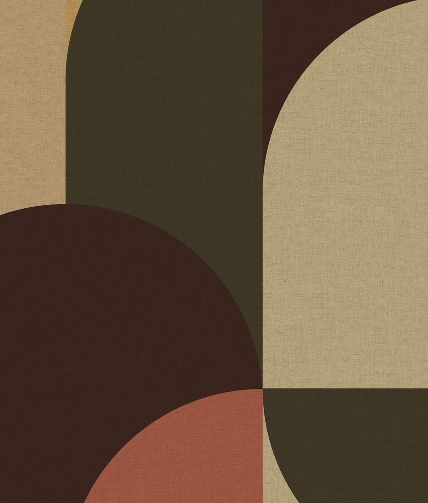 Retro wallpaper Vintage Chic Vibe, washable