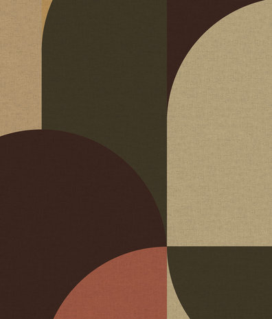 Retro behang Vintage Chique Vibe, afwasbaar Retro behang Vintage Chique Vibe, afwasbaar