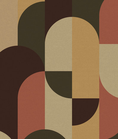 Retro wallpaper Vintage Chic Vibe, washable