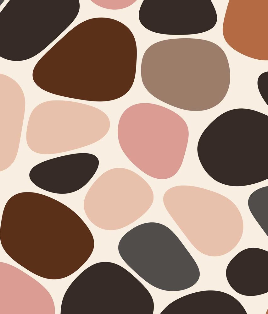 Kinderbehang stippen Pebble Delight, afwasbaar Kinderbehang stippen Pebble Delight, afwasbaar